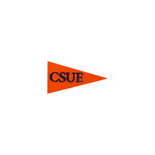 CSUF Magnet Mini Pennant - Orange